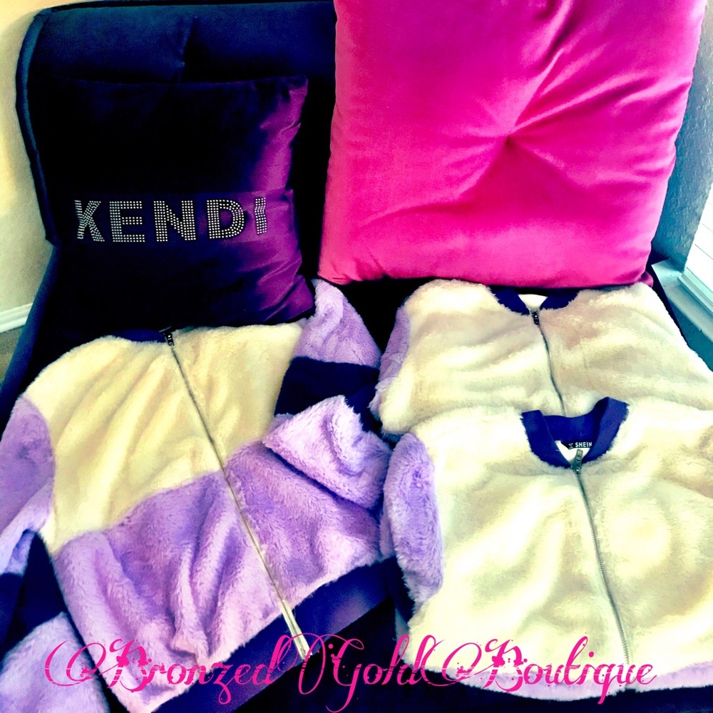 💜🤍💜Bomber Jacket💜🤍💜 - Picture 6 of 6